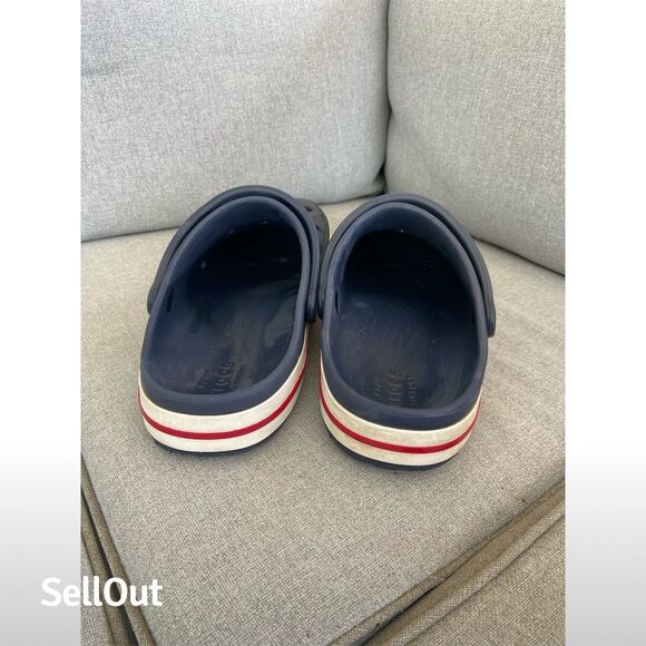 Crocs Men's Bayaband Clog Navy Blue Size 13 Casual Summer Shoes - Picture 3 of 8